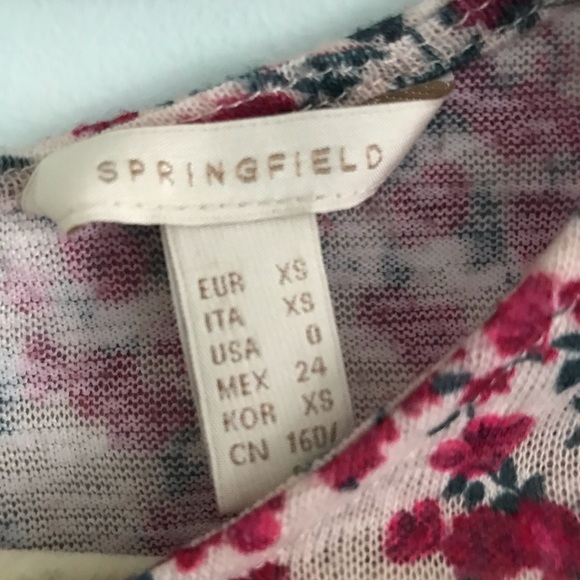 Springfield Trendy Floral Long Sleeve Spring Shirt - Picture 3 of 7